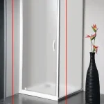Sapho Gelco Eterno 80 cm-es zuhanyajtó (78,5-82,5 cm, fehér, Brick, #GE7680)Sapho Újdonság