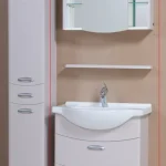 Árengedmény Tboss Bianka Elegant 65 fürdőszobabútor komplett szett (magasfényű fehér)Tboss