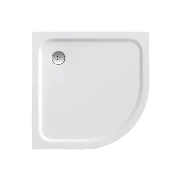 Ravak Galaxy Elipso Pro Chrome negyedköríves öntött műmárvány zuhanytálca (90x90 cm, beépíthető, #XA247701010)Ravak Népszerű