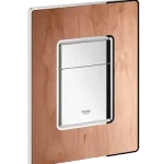 Különleges ajánlat Grohe Skate Cosmopolitan nyomólap fafelülettel (amerikai cseresznye/króm) 38849 HS0Grohe