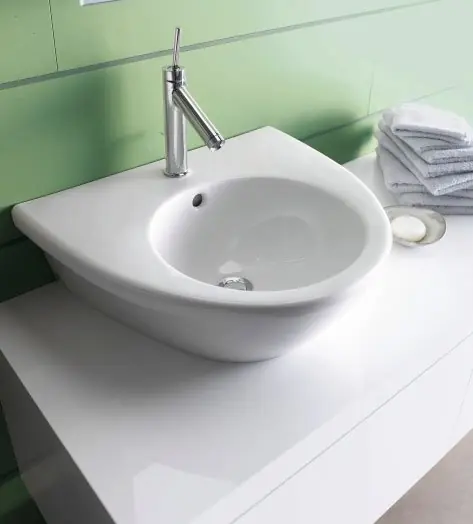 Legkelendőbb Duravit Starck2 55x47 cm ráültethető mosdó 041155 00 27Duravit