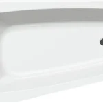 Aqualine Berounka 160x90 cm aszimmtrikus kád (160x90 cm, beépíthető / balos, #A1690)Aqualine Korlátozott ajánlat