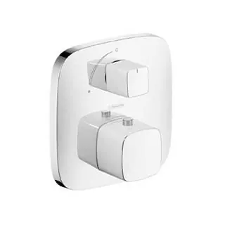 Hansgrohe PuraVida fehér/króm falsík alatti termosztát színkészlet elzárószeleppel 15775 400 (15775400)Hansgrohe Vedd meg most