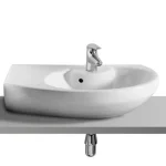 Olcsóbb Roca Dama Senso Compacto 68x42,5 cm-es aszimmetrikus balos mosdó 7327518000Roca
