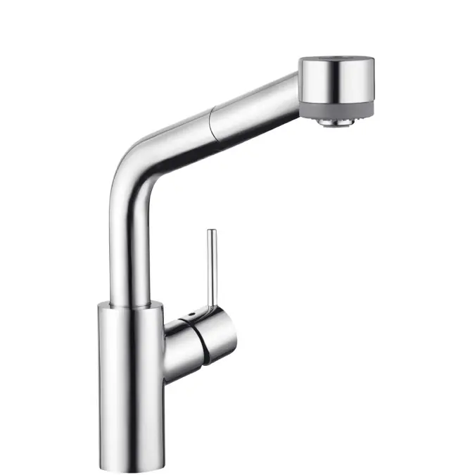 Prémium Hansgrohe Talis S SemiArc egykaros konyhai csaptelep, kihúzható kifolyóval 32856 000 (32856000)Hansgrohe