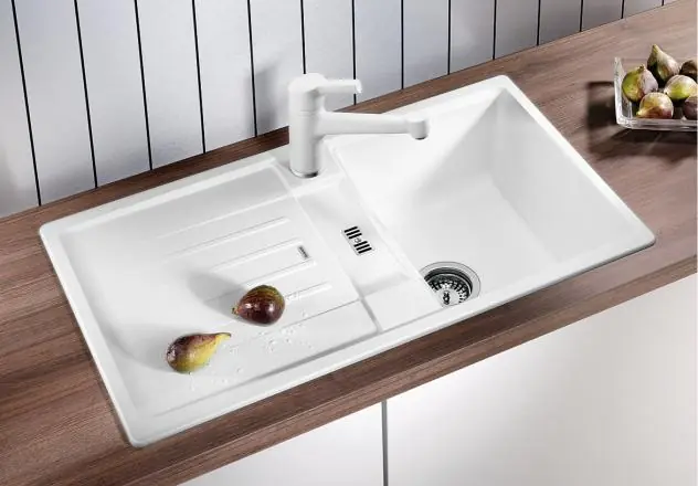 Outlet BLANCO LEXA 45S Silgranit mosogató szűrőkosaras (palaszürke, #518859)Blanco