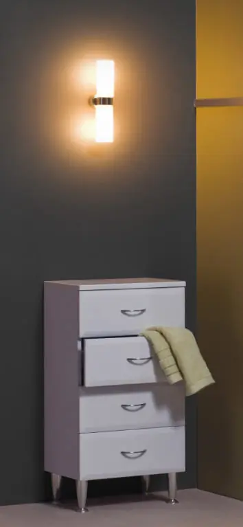 Biztonságos fizetés Tboss Bianka A45F fürdőszobai szekrény 4 fiókkal (erezett fehér)Tboss