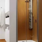 Vedd meg online Radaway Dolphi Premium Plus DWJ 130 zuhanyajtó (127,2-131,5 cm, króm, Átlátszó, #33333-01-01N)Radaway