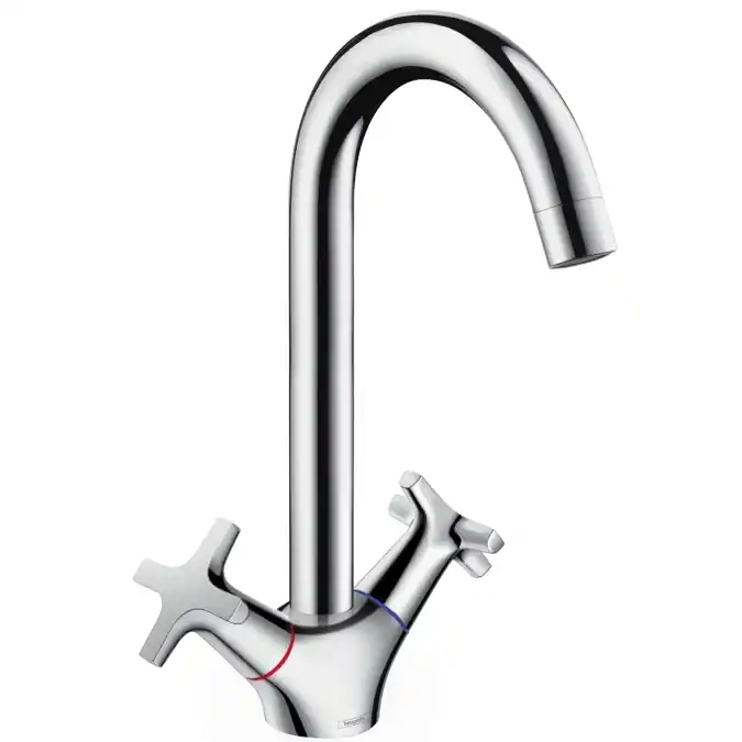 Hansgrohe Logis Classic kétkaros mosogató csaptelep 71285 000 (71285000)Hansgrohe Ne maradj le