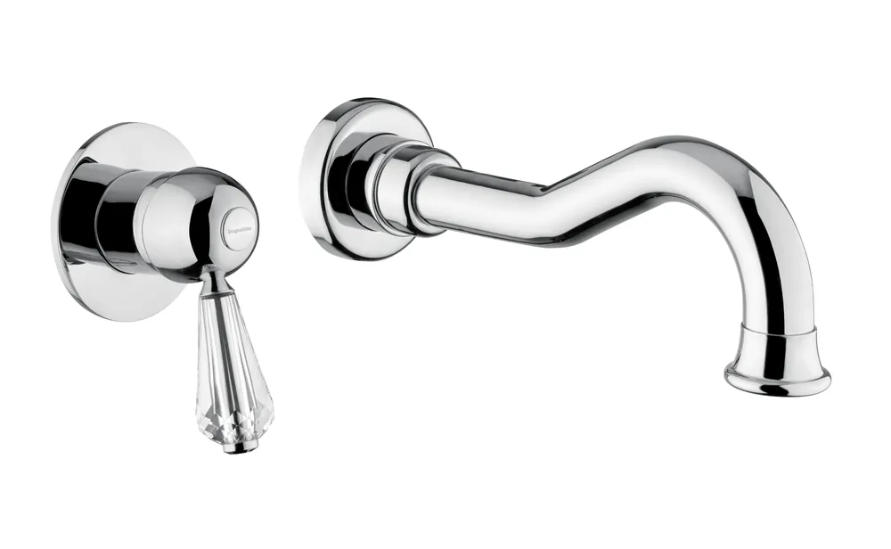 Népszerű Bugnatese Oxford 6346KCSCR Fal alatti mosdócsaptelep 23 cm swarovski fogantyúval CSCR / CSISZOLT KRÓMBugnatese