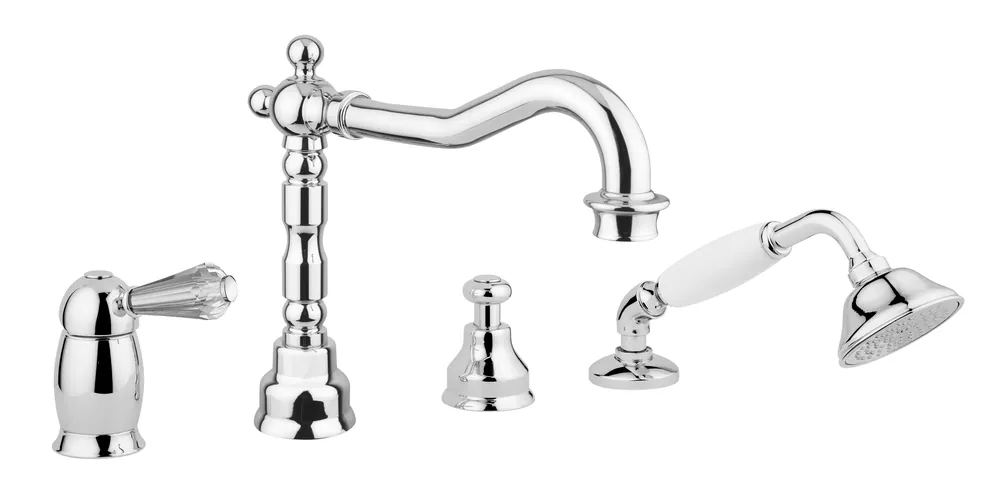 Legnépszerűbb Bugnatese Oxford 6355KDO Peremre szerelt 4 üléses kádcsap swarovski fogantyúval DO / ARANYBugnatese