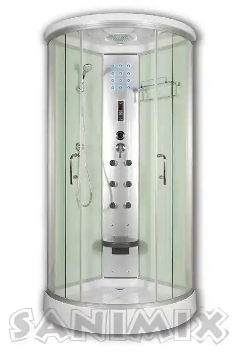 Sanimix Elektronikás hidromasszázs zuhanykabin 90x90 cm 22.8021-1/2Sanimix Népszerű