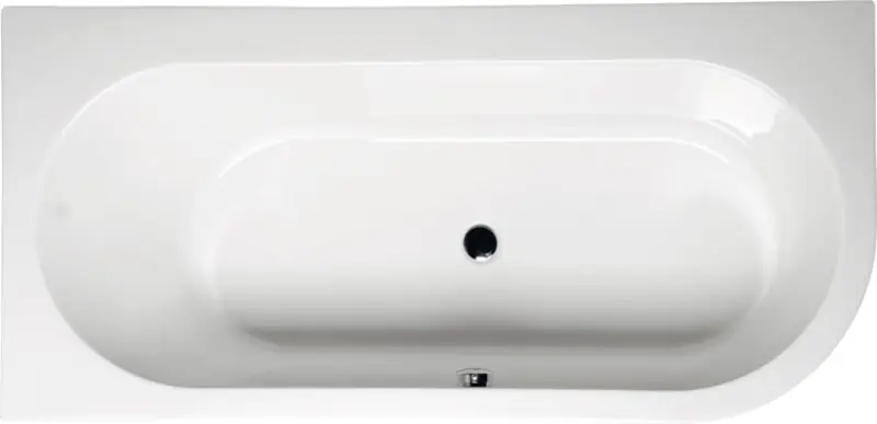 Akció Sapho POLYSAN ASTRA L 165x80 aszimmetrikus kád, balos, fehér 33611Polysan