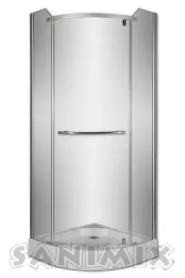 Sanimix 90x90x210 cm Negyedköríves zuhanykabin nyíló ajtóval zuhanytálcával 22.1532/3Sanimix Korlátozott ajánlat