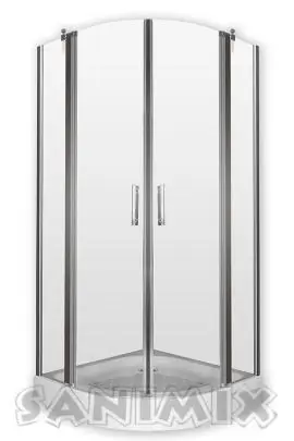 Sanimix Munchen 90x90x200 cm Negyedköríves zuhanykabin tálcával 22.150Sanimix Expressz szállítás