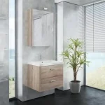 Tboss Torino 65 fürdőszobabútor komplett szett (mokka, #pipere tükörrel)Tboss Expressz kézbesítés