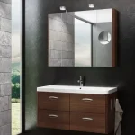 Kihagyhatatlan ajánlat Tboss Torino 105 fürdőszobabútor komplett szett (magasfényű fehér, #sima tükörrel)Tboss