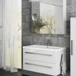 Tboss Modena 90 fürdőszobabútor komplett szett (pezsgőfa, #sima tükörrel)Tboss Prémium