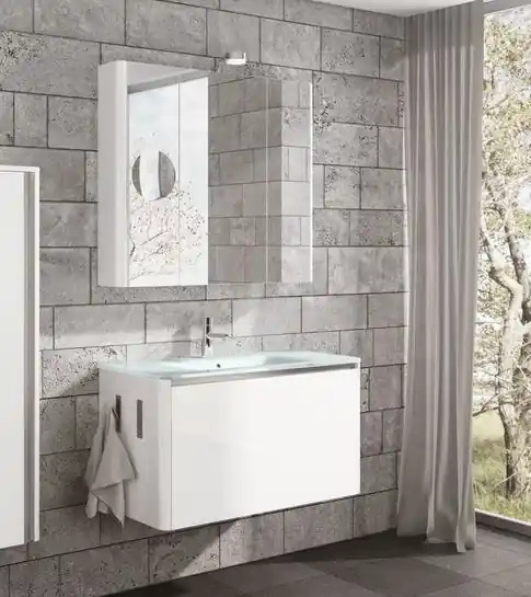 Tboss Soft Glass 90 fürdőszobabútor komplett szettTboss Expressz szállítás