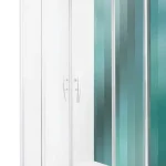 Roltechnik Proxima Line PXS2P 80 cm-es négyszögletes zuhanykabin (egyik fele-jobboldali rész) kétrészes tolóajtóval (78,5-81x200 cm, brillant, transparent, 529-8000000-00-02)Roltechnik Prémium