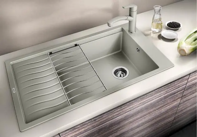 BLANCO ELON XL 8S Silgranit mosogató szűrőkosárral (alumetál, #520495)Blanco Kiárusítás