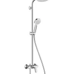 Ajánlat Hansgrohe Crometta 160 1jet showerpipe egykaros csapteleppel zuhanyrendszer fehér/króm 27266 400 (27266400)Hansgrohe