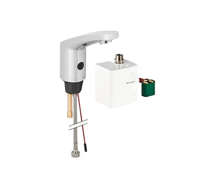 Geberit 185 álló automata mosdócsaptelep generátorral, külső keverőszelep nélkül 116.335.21.1Geberit Kedvezményes ár