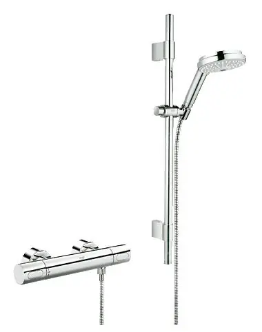 Grohe Grohtherm 3000 Cosmopolitan termosztátos zuhanycsaptelep zuhanyszettel 34275 000 (34275000)Grohe Akciós ár