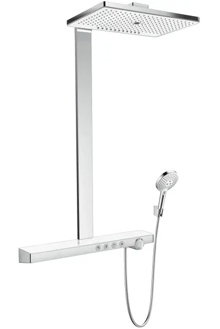 Különleges ajánlat Hansgrohe Rainmaker Select 460 3jet EcoSmart showerpipe fehér/króm 27029400 (K)Hansgrohe