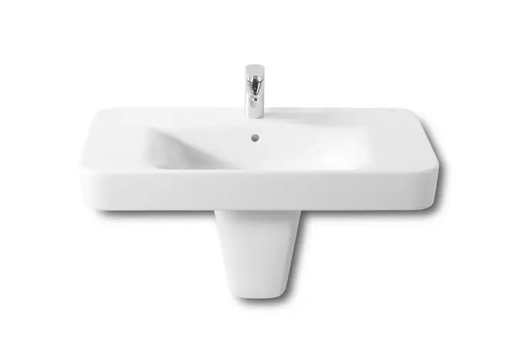 Roca Senso Square 85x47,5 cm-es fali vagy bútorra ültethető mosdó A32751N000Roca Outlet