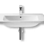 Kedvezmény Roca Cala 75x45 cm fali vagy bútorral aláépíthető mosdó A327424000Roca