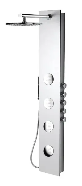Sapho 5SIDE zuhanypanel keverős csapteleppel 4 masszázsfúvókával, fehér (80217)Sapho Nézd meg most