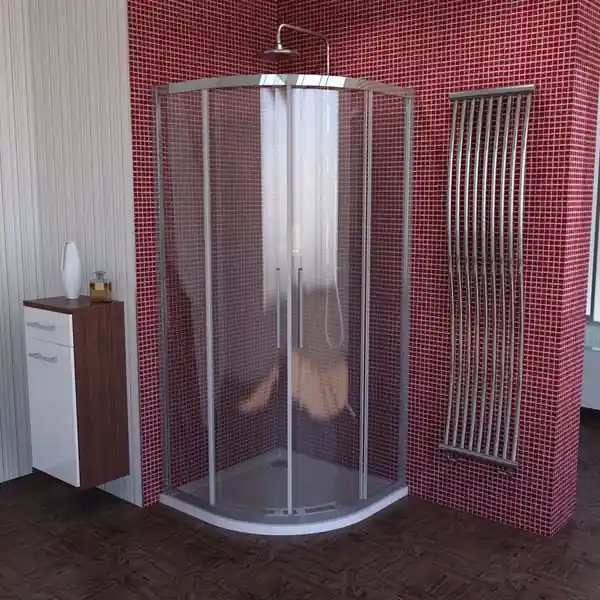 POLYSAN LUCIS LINE 90x90 cm íves zuhanykabin, R550 (DL2615)Polysan Szezonális akció