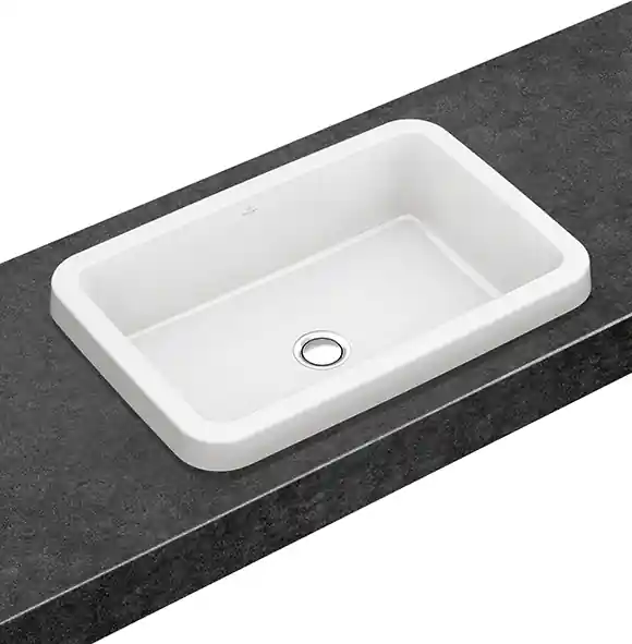 Villeroy and Boch Architectura 61,5x41,5 cm beépíthető mosdó, túlfolyó nélkül 41676101 (4167 61 01)Villeroy & Boch Vedd meg most