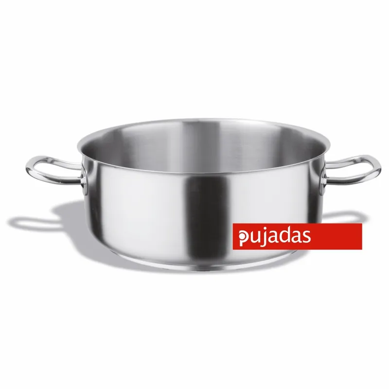 Bestseller Pujadas rozsdamentes lábas fedő nélkül átm. 24 cm, 4.3 liter, PU217024 (217.024)Pujadas