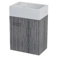 Vedd meg online Sapho LATUS V 36x40x23cm mosdótartó szekrény, mosdó nélkül, zebráno (LT058)Sapho