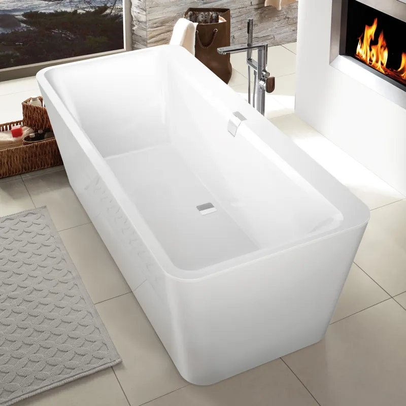 Villeroy and Boch Squaro Edge 12 180x80 cm szabadon álló fürdőkád UBQ180SQE7PDV-01Villeroy & Boch Akció