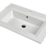 Legkelendőbb Marmy Roma 71x46 cm beépíthető öntött márvány mosdó 6 229 72 07 11 18Marmy