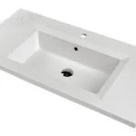 Bestseller Marmy Roma 91x46 cm beépíthető öntött márvány mosdóMarmy