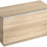 Ne maradj le Keramag Icon álló kiegészítő szekrény világos tölgy (89x47,2x47,7 cm, 841092000)Keramag