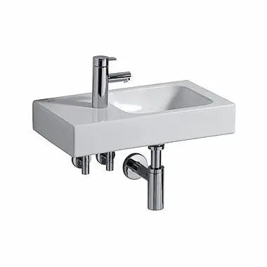 Exkluzív ajánlat Keramag Icon xs mosdó bal oldali rakodóperemmel keratect felülettel (53x31 cm, 124153600)Keramag