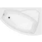 Népszerű Besco RIMA 140x90 cm jobbos aszimmetrikus kád, fehér WAR-140-NPBesco