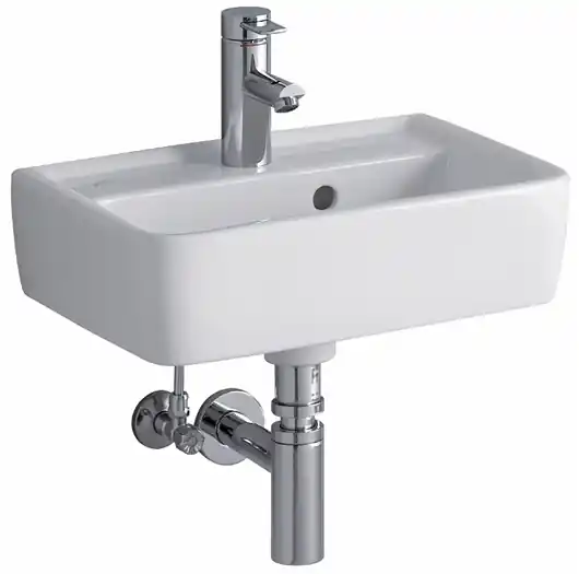 Nézd meg most Keramag Renova Nr. 1 Plan kézmosó csaplyukkal keratect felülettel (45x32 cm, 272145600)Keramag