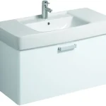 Akciós ár Keramag Renova Nr. 1 Plan mosdószekrény magasfényű fehér (93x46,3x44,5 cm, 879110000)Keramag