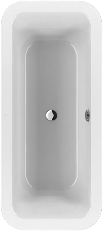 Olcsó Villeroy & Boch Loop & Friends, Duo, 180x80 cm fürdőkád szögletes belső formával, kerekített peremmel UBA180LFS7V-01Villeroy & Boch