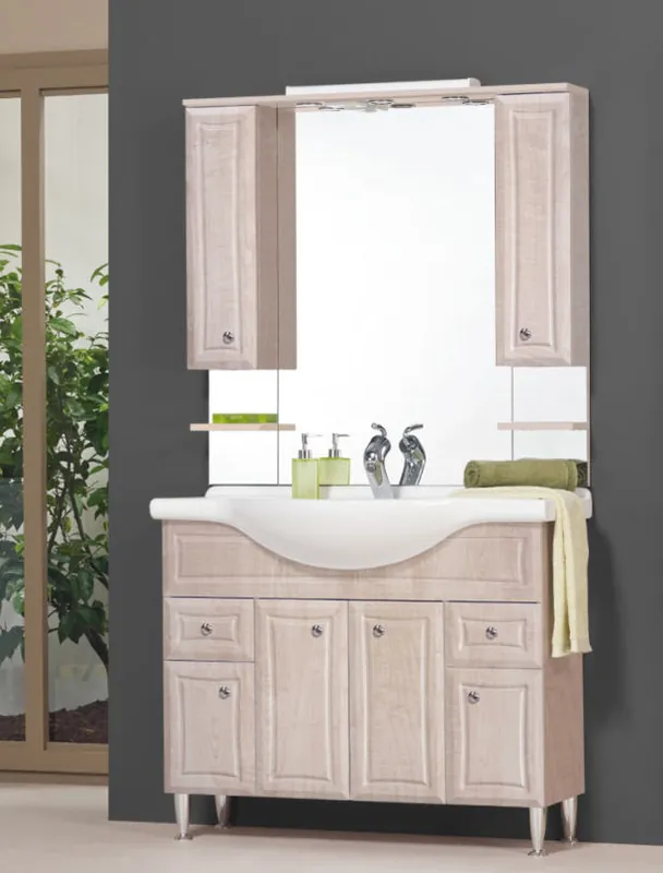 Tboss Bianka Plusz 120 fürdőszobabútor komplett szett (matt fehér)Tboss Legnépszerűbb