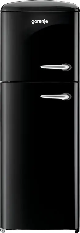 Gorenje szabadonálló felülfagyasztós hűtőszekrény, old timer, A++, fekete RF60309OBKLGorenje Újdonság