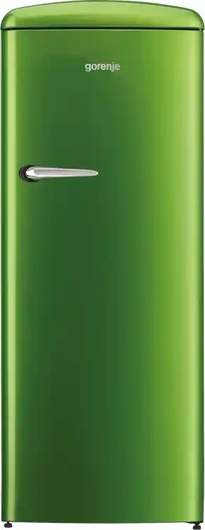 Gorenje szabadonálló felülfagyasztós hűtőszekrény, old timer, A++, lime zöld ORB152GRGorenje Akció