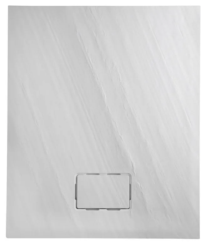 Sapho ATIKA 120x80x3,5cm öntöttmárvány zuhanytálca, fehér, kő hatású dekorral (AK004)Sapho Különleges ajánlat