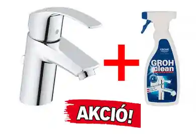 Árcsökkenés Grohe Eurosmart mosdó csaptelep Grohclean tisztítószerrel SZP-GR4 (33265002, 48166000)Grohe